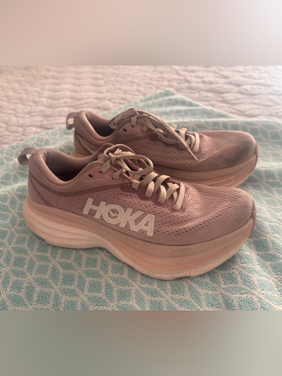 Hoka Shoes - Hoka Bondi 8 Pink Running Sneakers size 6.5